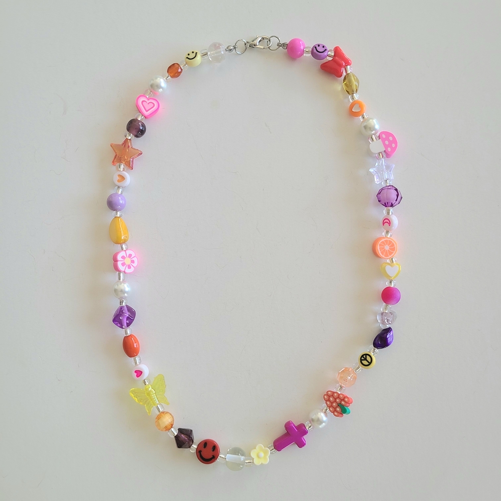 Sunset Beaded Necklace